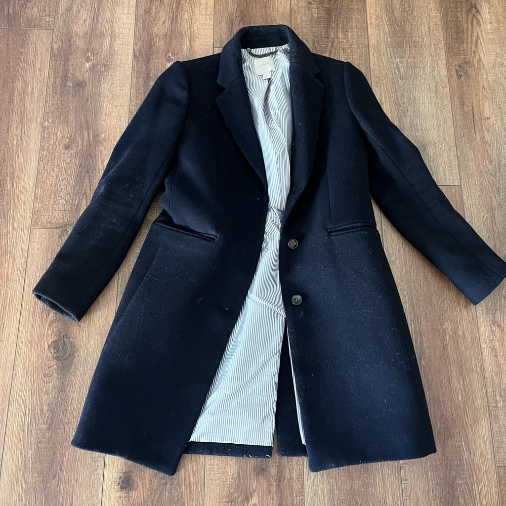 J. Crew Black Coat
